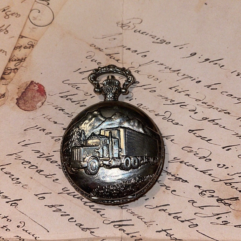NWOT Field Ranger pocket watch semi truck